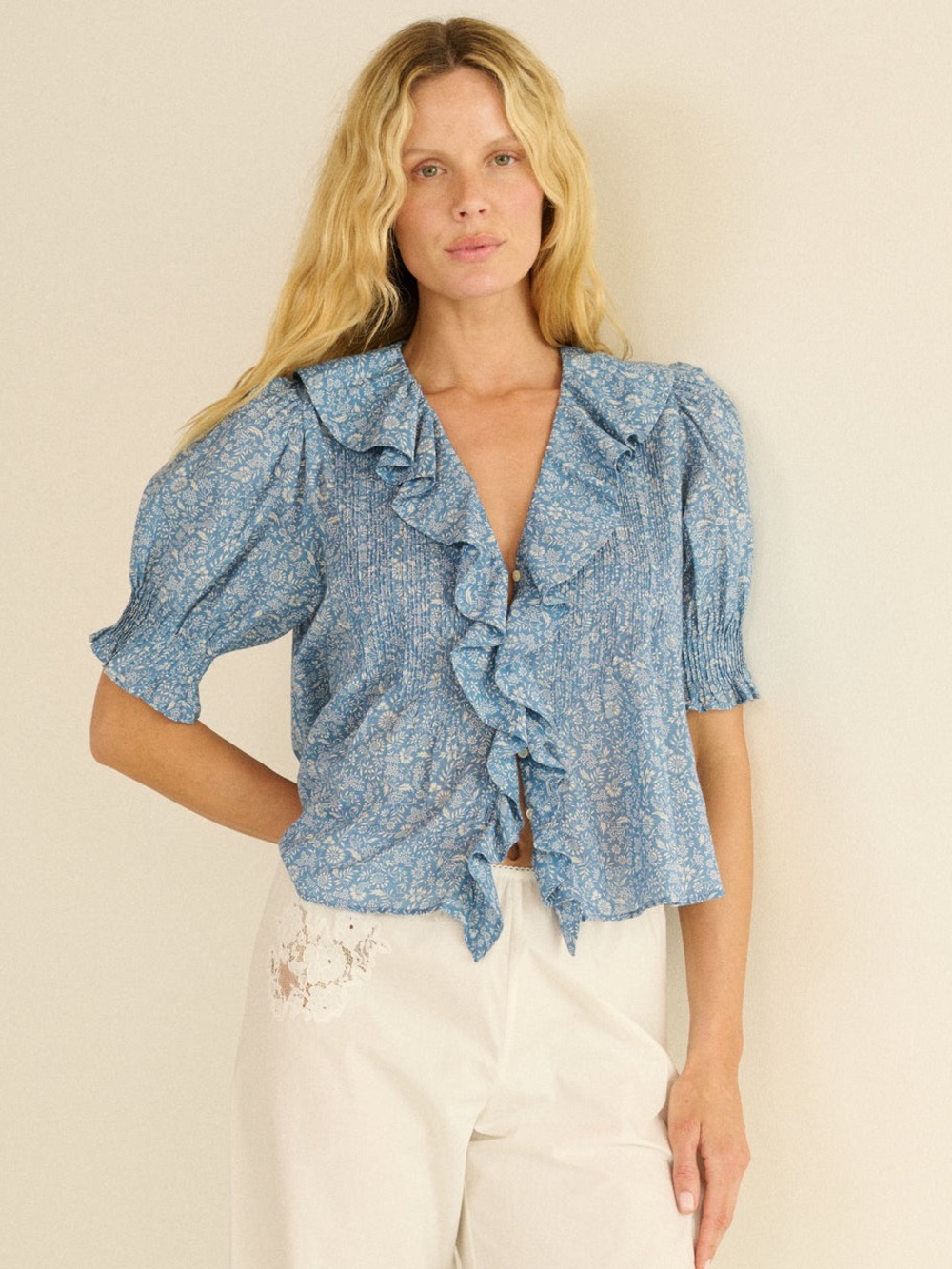 Doen Henri Top in Garden Bloom Floral